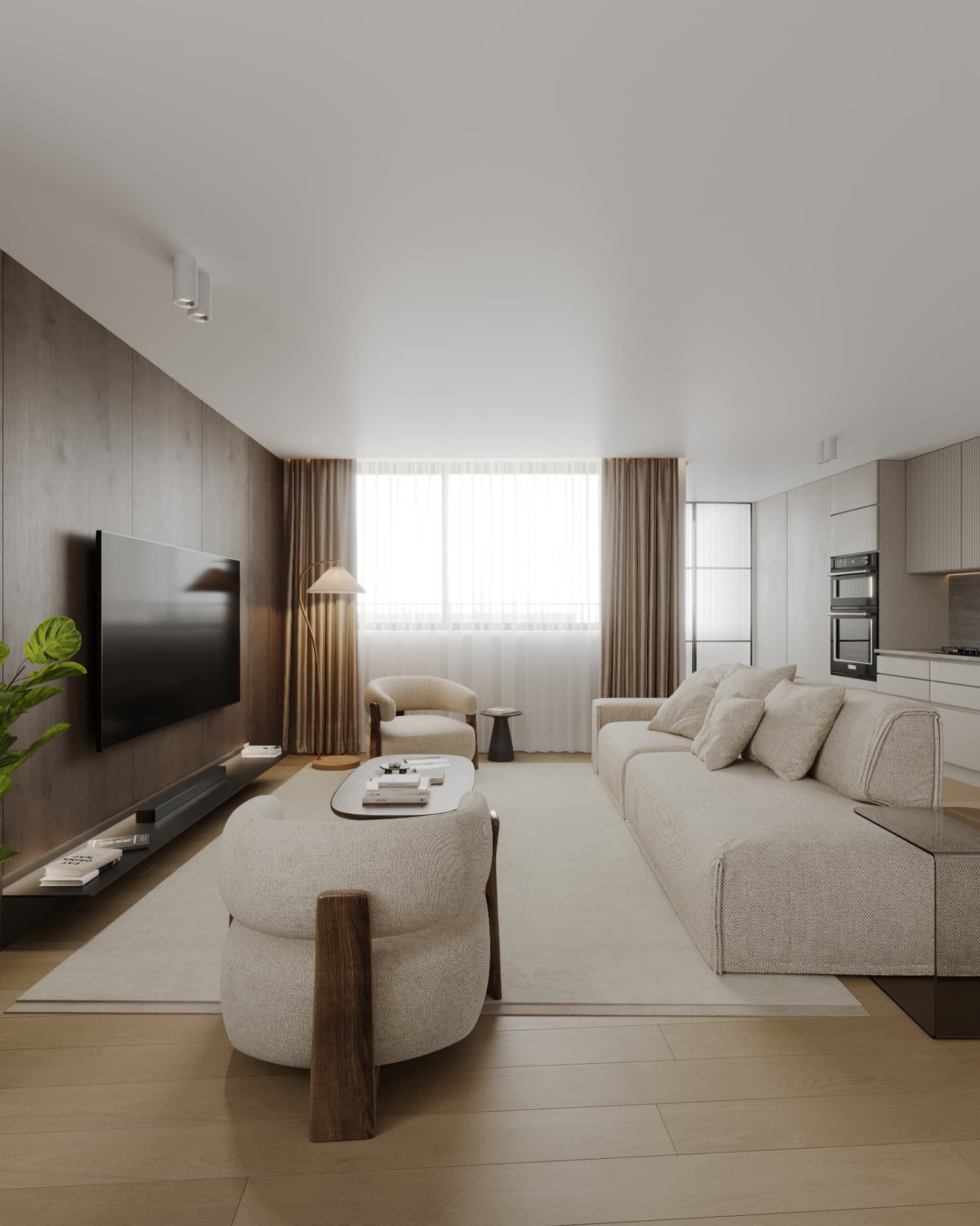 Quarto suite com luz natural