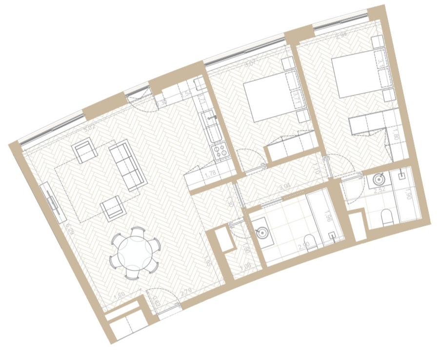 Planta do apartamento 6.01